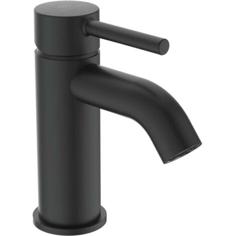 IDEAL STANDARD BC822XG CERALINE Grifo Monomando Lavabo con Válvula Clic Clac Negro Seda - ref: BC822XG