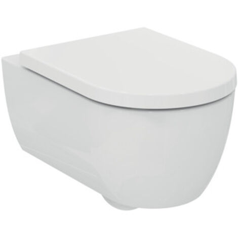 IDEAL STANDARD Blend wc sospeso aquabl senza sedile fissaggi nascosti bianco codice prod: T3749V1