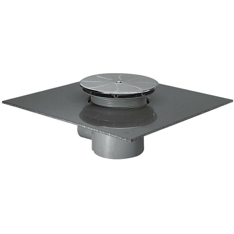 Ideal Standard - Bonde siphoïde ø 90 mm sortie horizontale spéciale étanchéité chromé - Matura