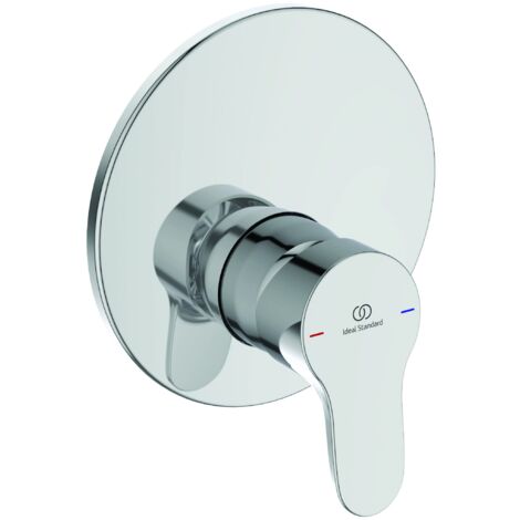 Ideal Standard - Cerabase, Miscelatore monocomando per doccia ad incasso, Una via, Parti esterne, Cromato