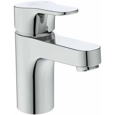 Ideal Standard - Cerabase, Miscelatore monocomando per lavabo, Bocca di erogazione fissa, Cromato