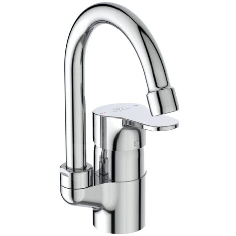 Ideal Standard Cerabase - Mitigeur de lavabo avec vidage Click-Clack, chrome BC835AA