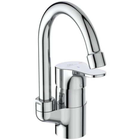 Ideal Standard Cerabase - Mitigeur de lavabo avec vidage Click-Clack, chrome BC837AA