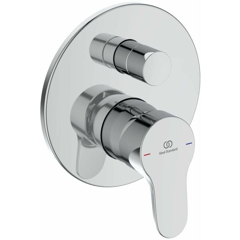 Cerabase - Mitigeur encastré 2 sorties, avec corps d'encastrement, chrome A7393AA - Ideal Standard