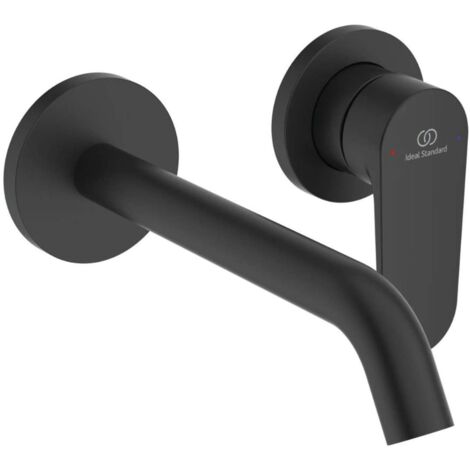 Ideal Standard Cerafine Nuovo - Miscelatore ad incasso per lavabo, montaggio a 2 fori, nero seta BD776XG
