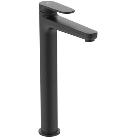 Ideal Standard Cerafine Nuovo - Miscelatore per lavabo, con sistema di scarico ClickClack, BlueStart, nero seta BD966XG
