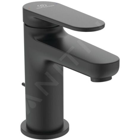 Ideal Standard Cerafine Nuovo - Mitigeur lavabo avec bonde, noir soyeux BD907XG