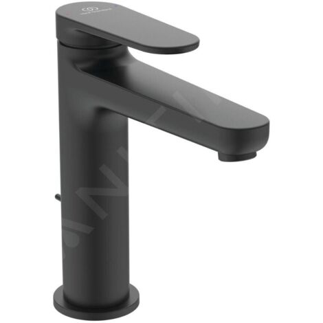 Ideal Standard Cerafine Nuovo - Mitigeur lavabo avec bonde, noir soyeux BD909XG