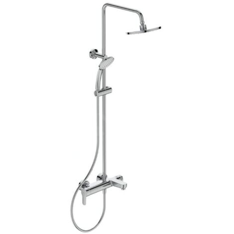 Ideal Standard Cerafine O - Ensemble de douche avec mitigeur de baignoire, diamètre 200 mm, 1 jet, chrome BC525AA