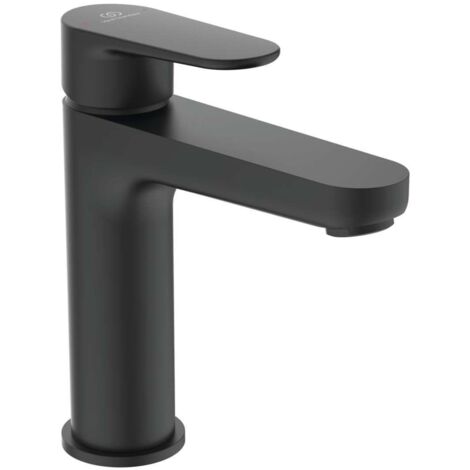 Ideal Standard Cerafine O - Grifo de lavabo, con desagüe Click-clack, negro BD131XG