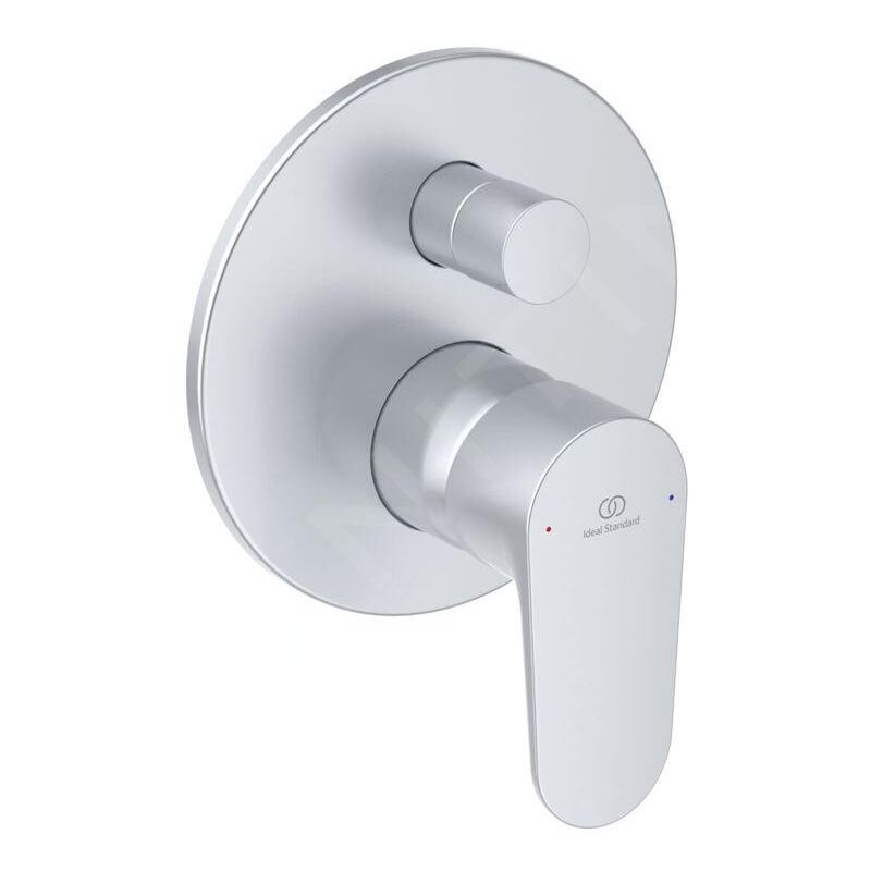 Ideal Standard - Cerafine o - Mitigeur encastrable, pour 2 sorties, argenté A7350SI