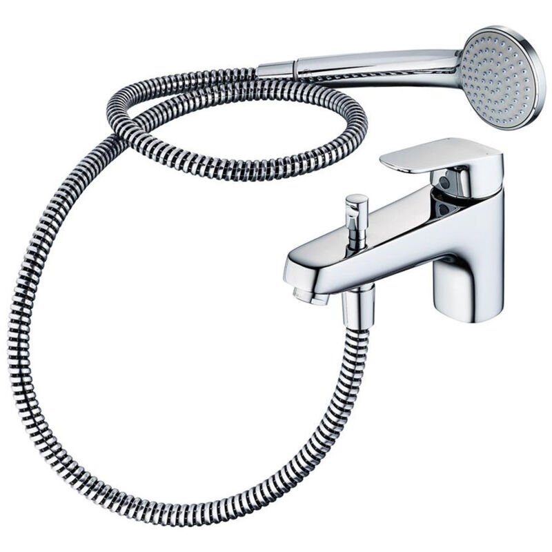 Ceraflex Bath Shower Mixer Tap with Shower Kit - Chrome - Ideal Standard
