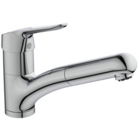 Ideal Standard CeraFlex - Küchenarmatur mit ausziehbarem Anschluss, BlueStart, Chrom BC144AA