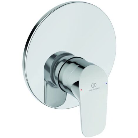 Ideal Standard - Ceraflex, Miscelatore per vasca o doccia ad incasso, Una via, Parti esterne, Cromato