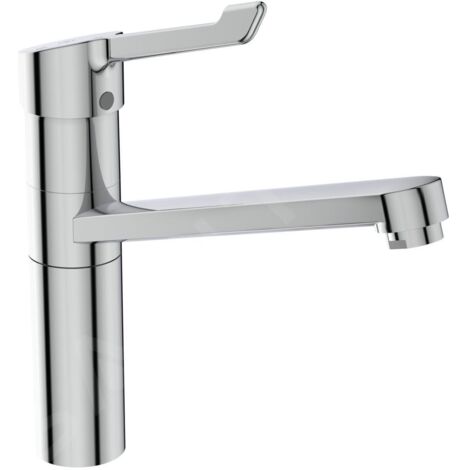 Ideal Standard CeraFlex - Mitigeur d'évier avec levier prolongé, BlueStart, chrome BC137AA
