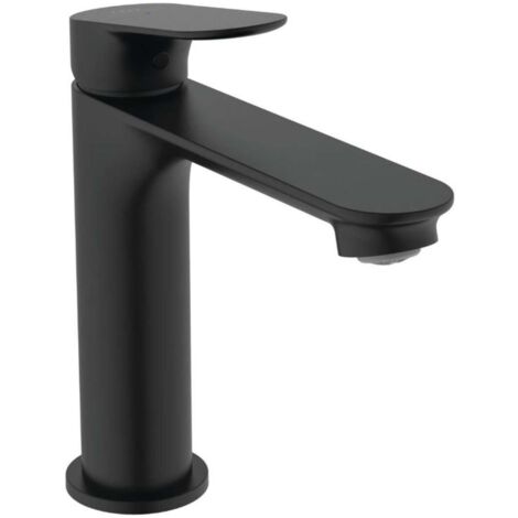 Ideal Standard Ceralife O - Grifo de lavabo con desagüe Click-Clack, BlueStart, negro mate BE100XG