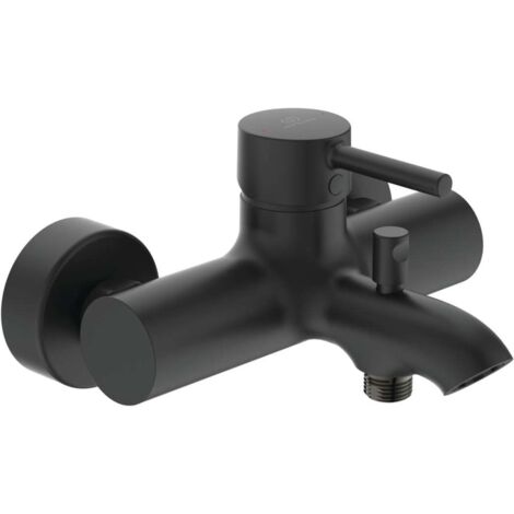 Ideal Standard CeraLine - Badewannen-Wand-Armatur, schwarz BC199XG