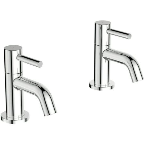 Ideal Standard Ceraline Basin Pillar Taps Pair - Chrome