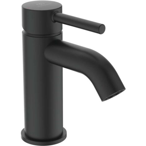Ideal Standard CeraLine - Grifo de lavabo, negro BC268XG