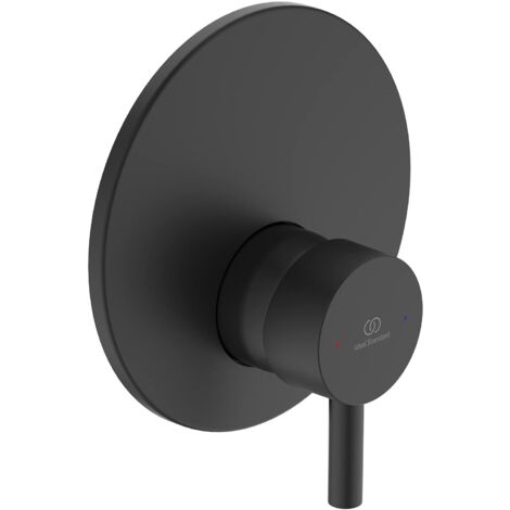 Ideal Standard - Ceraline, Miscelatore monocomando per vasca o doccia ad incasso, Una via, Nero Seta