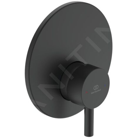 Ideal Standard CeraLine - Mitigeur de douche encastré pour 1 sortie, noir BD138XG
