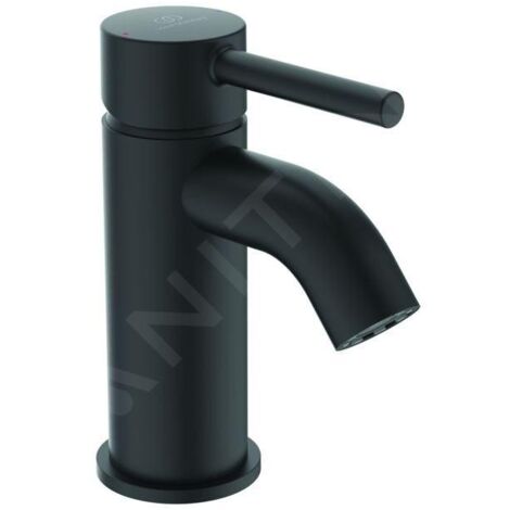 Ideal Standard CeraLine - Mitigeur de lavabo, noir satiné BC185XG