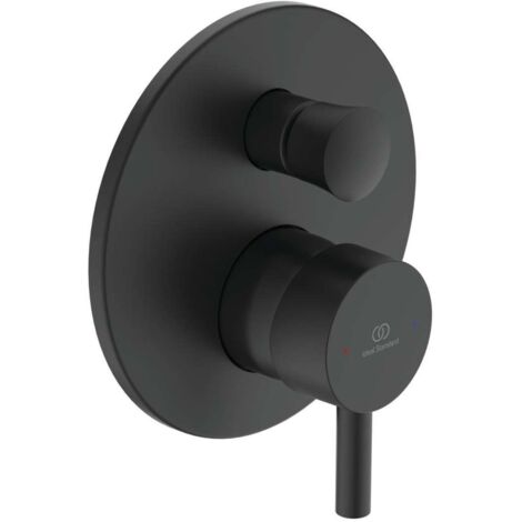 Ideal Standard CeraLine - Mitigeur encastré pour 2 sorties, noir BD139XG