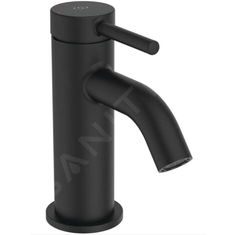 Ideal Standard Ceraline Nuovo - Mitigeur de lavabo, BlueStart, noir soyeux BD755XG