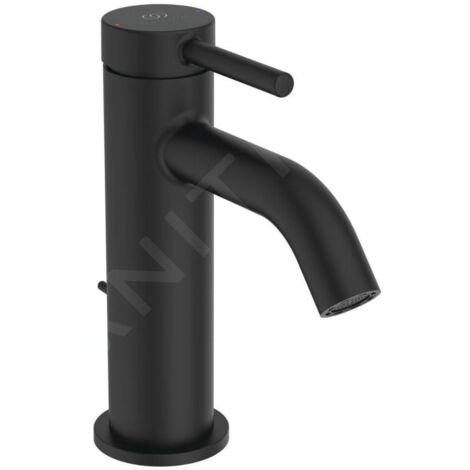 Ideal Standard Ceraline Nuovo - Mitigeur lavabo avec bonde, noir soyeux BD846XG