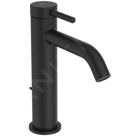 Ideal Standard Ceraline Nuovo - Mitigeur lavabo avec bonde, noir soyeux BD847XG