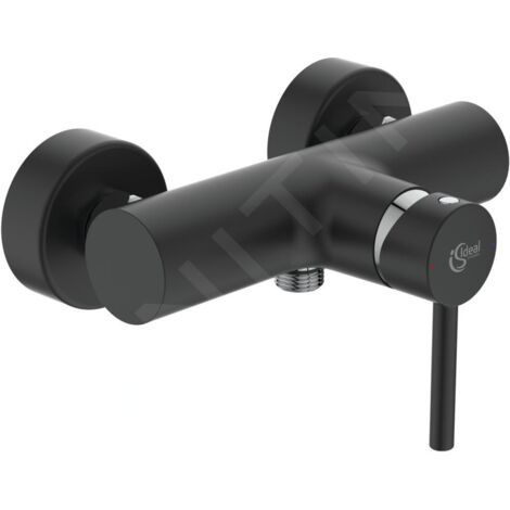 Ideal Standard CeraLine - Robinetterie de douche murale, noir mat BC200U4
