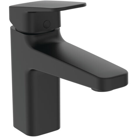 Ideal Standard CeraPlan - Miscelatore da lavabo, con sistema di scarico, nero BD227XG