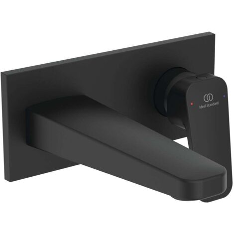 Ideal Standard CeraPlan - Mitigeur de lavabo encastré, noir BD244XG