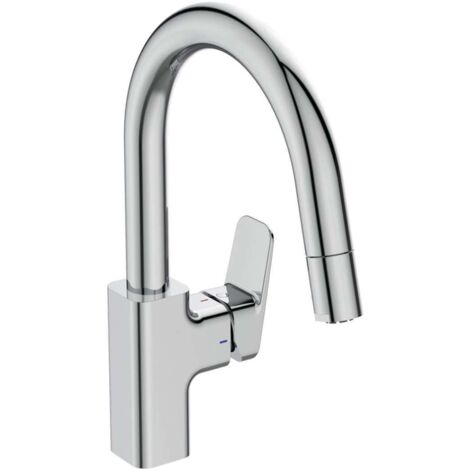 Ideal Standard CeraPlan - Mitigeur d'évier avec bec extractible, chrome BD337AA