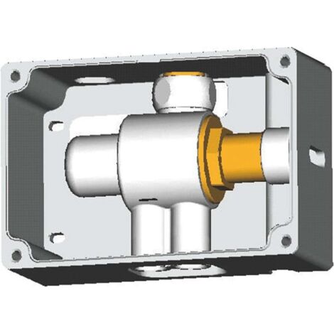 Ideal Standard CeraPlus - Caja de conexión termostática para la mezcla de temperaturas (universal para su uso con todas los grifos de sensores), neutral A3813NU