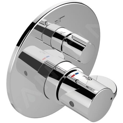 Ideal Standard Ceraplus II - Mitigeur thermostatique de baignoire encastré, chrome A6869AA