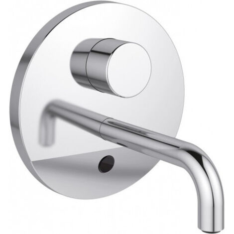 Ideal Standard CeraPlus - Mitigeur de lavabo à capteur pour montage encastré, partie 2, sortie 150 mm, contrôle de la température à l'aide d'un outil spécial (réseau 230 V), chrome A6150AA