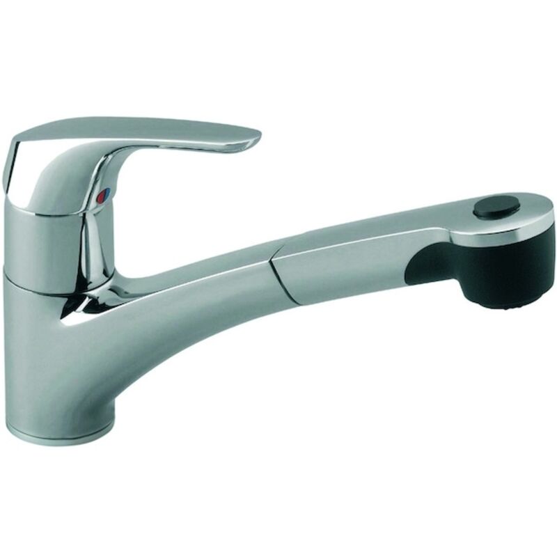 Robinet cuisine IDEAL Cerasprint douchette exctractible chrome