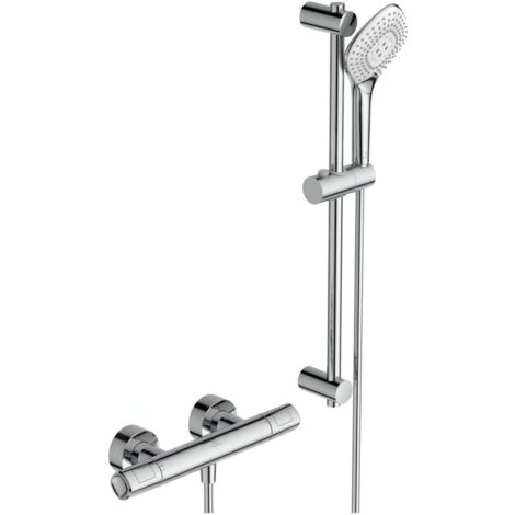 Ideal Standard CeraTherm - Colonne de douche avec thermostat, 3 jets, chrome A7234AA