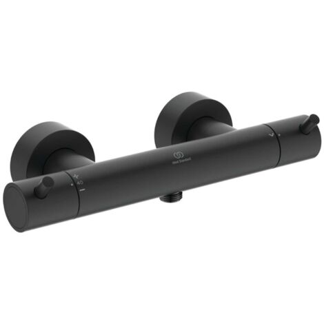 Ideal Standard CeraTherm - Miscelatore termostatico per doccia, nero seta A7587XG