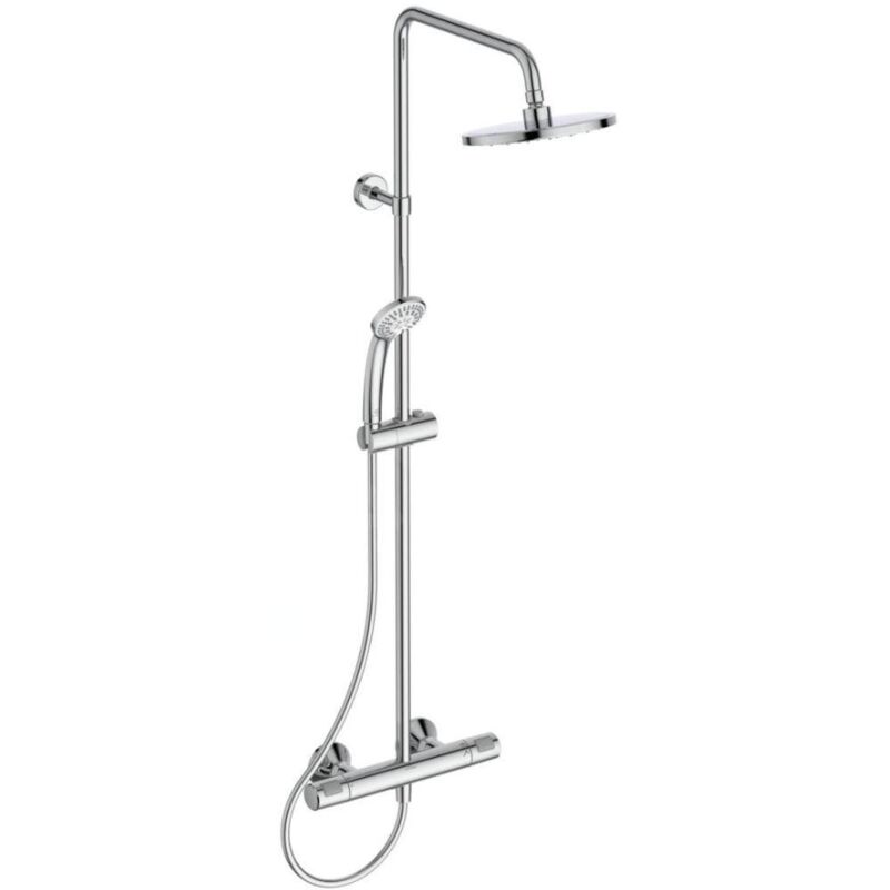 Ideal Standard - CeraTherm - Set de douche avec thermostat, diamètre 20 cm, chrome A7226AA