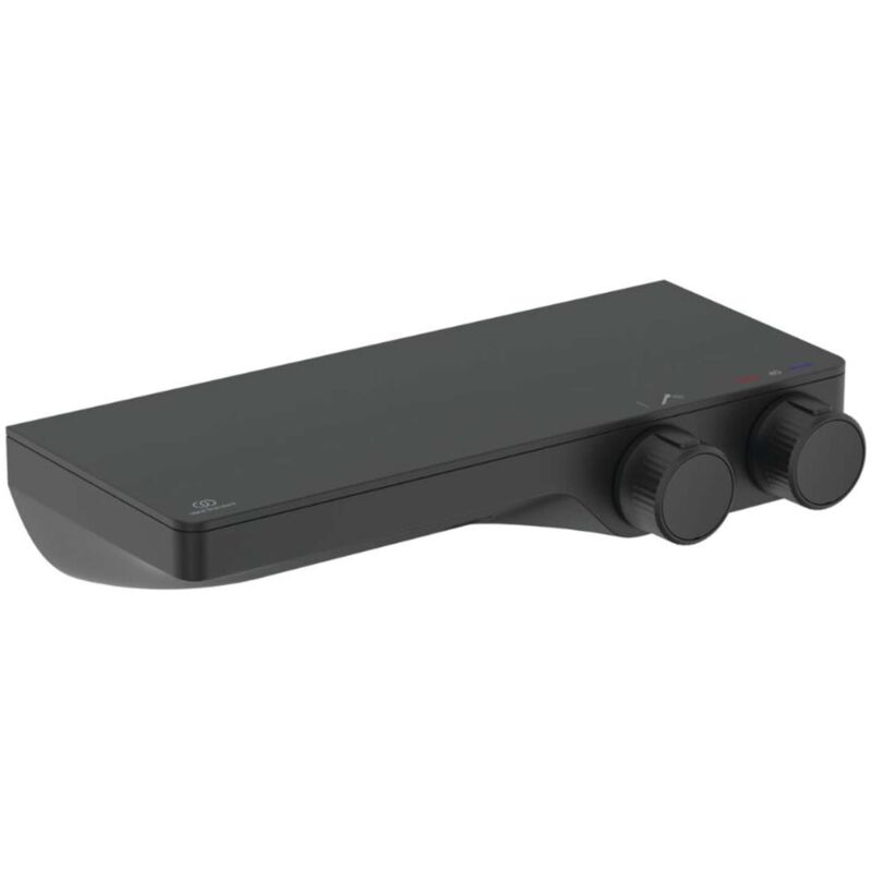 Ceratherm - Thermostat-brausearmatur, Seidenschwarz A7329xg - Ideal Standard