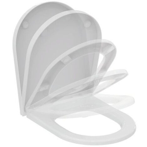Ideal standard Conca blend thin seat and cover slow closing white glossy