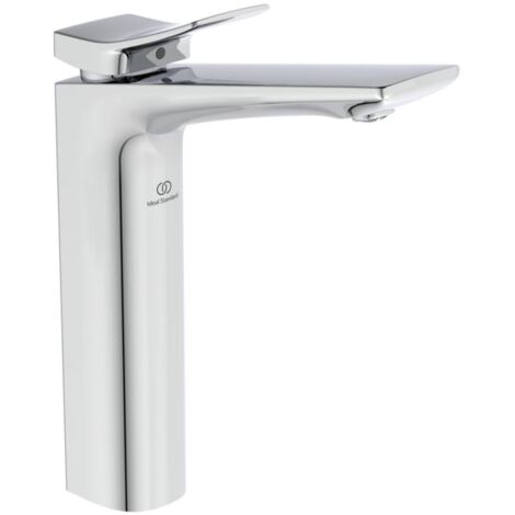 IDEAL STANDARD Conca mezclador de lavabo elevado sin extraíble sin desagüe automático cromo