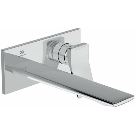 Ideal Standard Conca Tap - Miscelatore ad incasso per lavabo, sporgenza 22 cm, cromo A7372AA