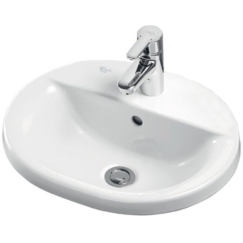 Concept Oval Countertop Basin 480mm Wide 1 Tap Hole - Ideal Standard