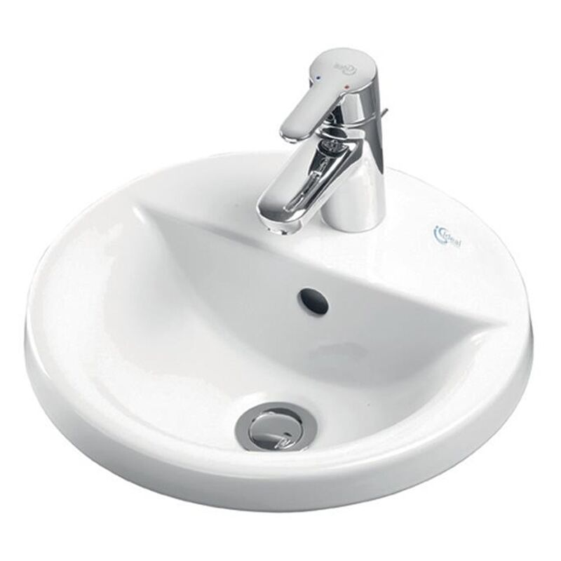 Concept Sphere Countertop Basin 380mm Wide 1 Tap Hole - Ideal Standard