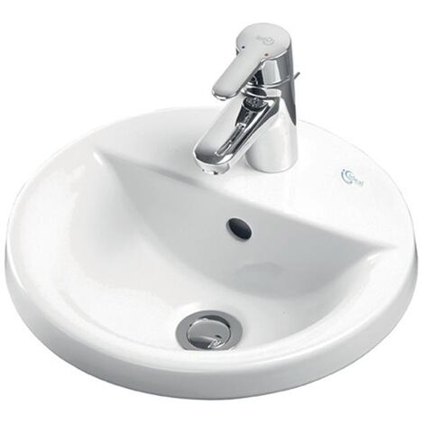 Ideal Standard Concept Sphere Countertop Basin 480mm Wide 1 Tap Hole