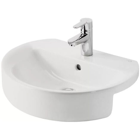 Ideal Standard Concept Sphere Semi-Countertop Basin 550mm Wide 1 Tap Hole