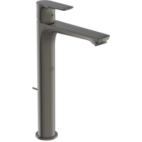 Ideal Standard Connect Air - Grifo de lavabo Slim con desagüe, BlueStart, Magnetic Grey A7026A5